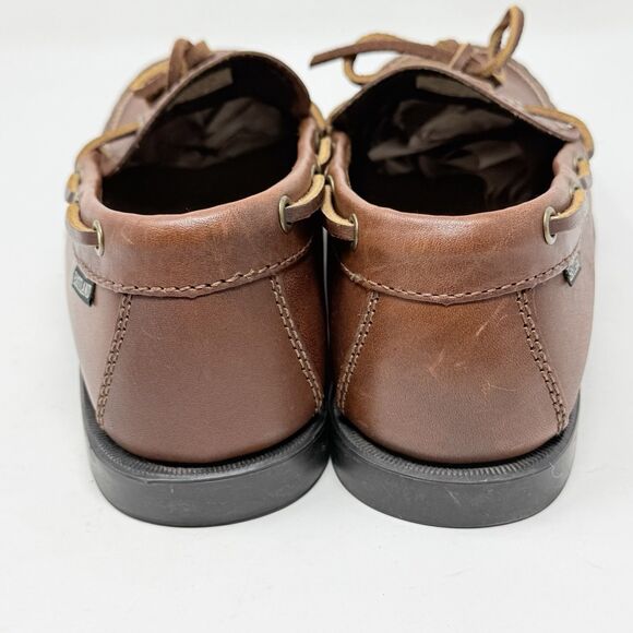 Eastland Yarmouth Camp Moc Shoes Loafers Mens 9.5 W Wide Brown Leather Slip On main image 15